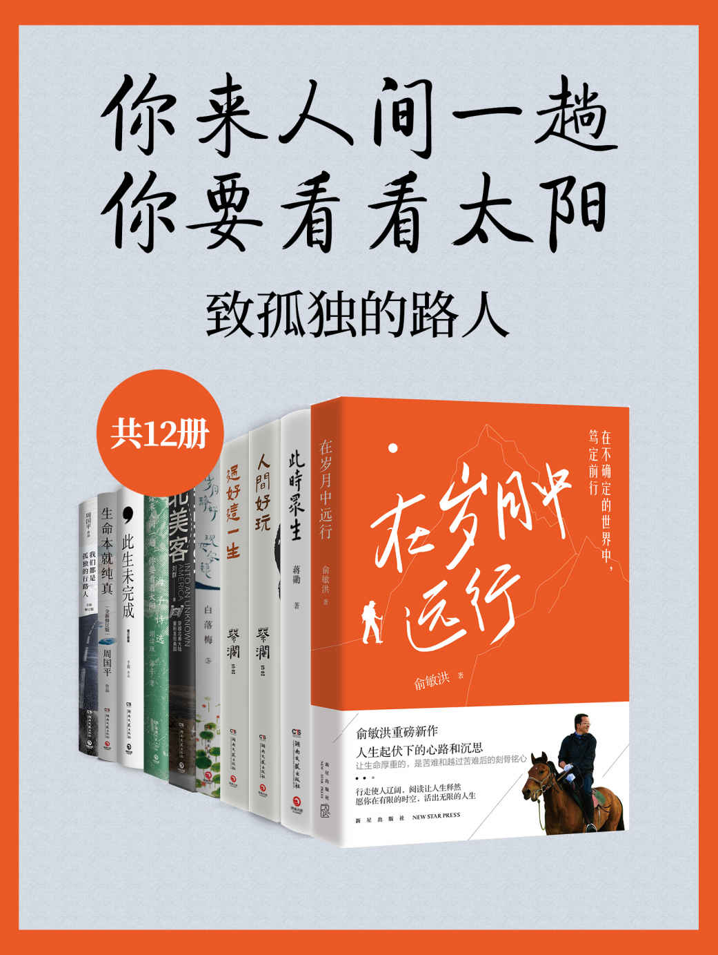 你来人间一趟，你要看看太阳：致孤独的路人（共12册）