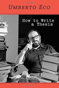 How to Write a Thesis