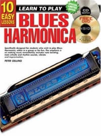 10 Easy Lessons Blues Harmonica Bk/CD