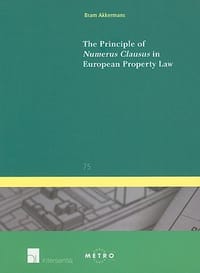 The Principle of Numerus Clausus in European Property Law